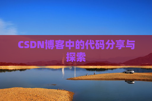 CSDN博客中的代码分享与探索